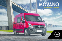 Opel Movano B - Navod - Pouzivatelska prirucka 2018 SK